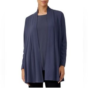 Eileen Fisher Long Open Front Cardigan Size 3X